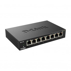 Dlink 8-port 10/100/1K METALBOX 870 DGS-108 Switch