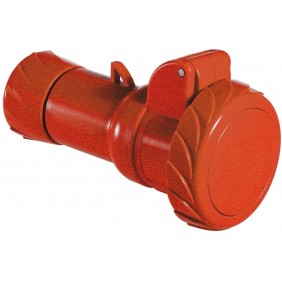 Toma móvil industrial Schneider 3X16A+NT 400V IP67 rojo PKY16M735