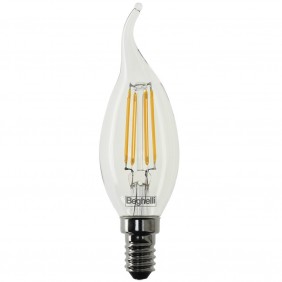 Bulb Beghelli flame Zafiro LED E14 4W 2700K...