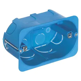 Vimar Flush mounted box 3 modules light blue...