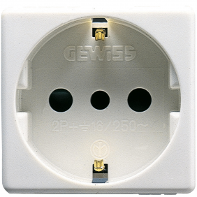 Gewiss System schuko 16A socket GW20205