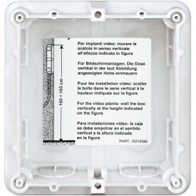 Flush mounting box Bticino Sfera 1 Module 350010
