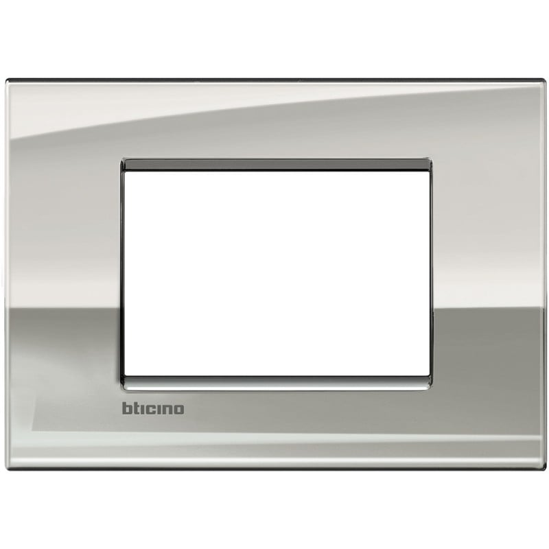 Placca BTicino Livinglight Air 3 moduli tech LNC4803TE