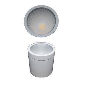 Plafonnier Nobile LED 10W 3000K 50° degrés IP20 couleur blanc DL013/50/BI