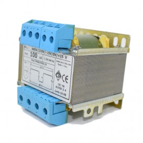 Transformer CTA two-Wire isolation 100VA 230-400/24+24 TMSBCMK0.10