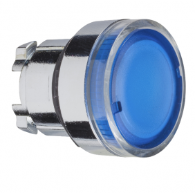 Tête de bouton lumineuse Telemecanique Bleu BA9S ZB4BW36