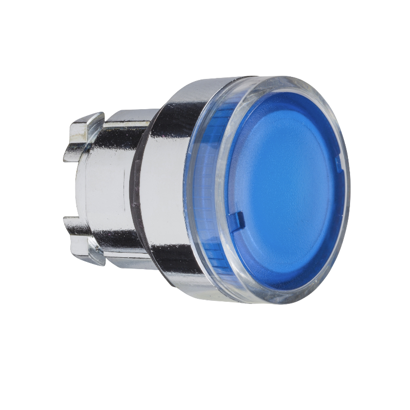 Testa pulsante Telemecanique luminoso Blu BA9S ZB4BW36
