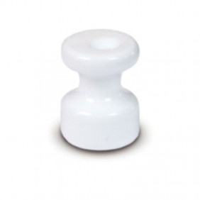 Fanton ceramic insulator diameter 19mm White 84031