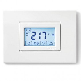 Finder built-in white backlit touch thermostat...