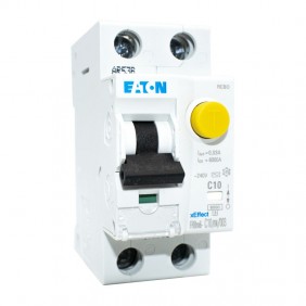 Eaton MD1N10 10A 1P+N 30MA AC 6K residual current circuit breaker 177798