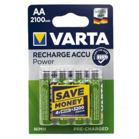 Varta rechargeable battery AA 2100mAh blister 4...
