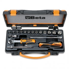 Set Beta of 13 socket wrenches, hex and 5 accessories 009000953