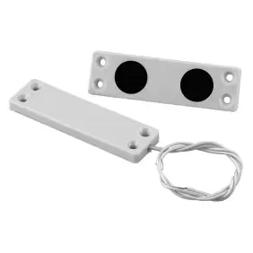 Contacto magnético ultraplano Lince White para aluminio 1001