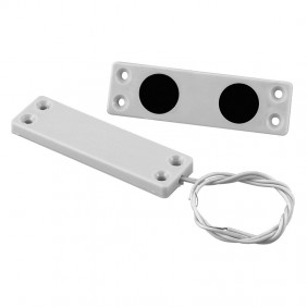 Ultra flat magnetic contact Lince White for aluminum 1001