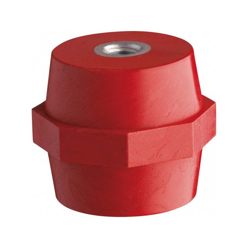 Vemer Brass Isolator H45 M8 red color SA537800