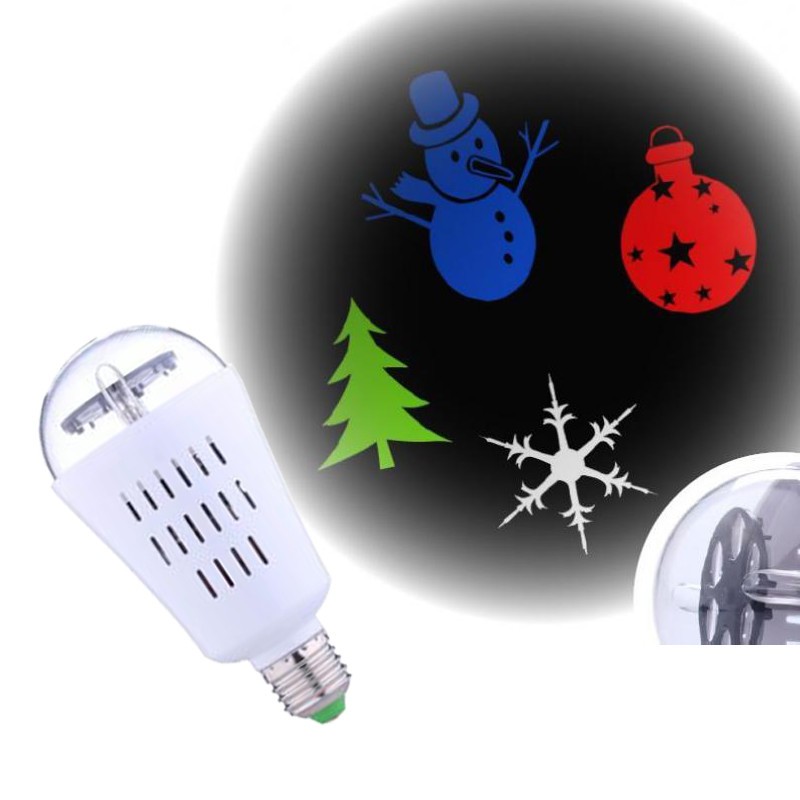 Giocoplast Weihnachtsbild-Projektorlampe für den Innenbereich E27-Fassung