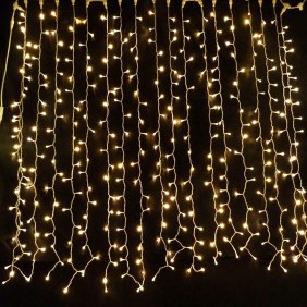 Tenda luminosa di Natale Wimex 182 LED luce Bianco Caldo 4501924X