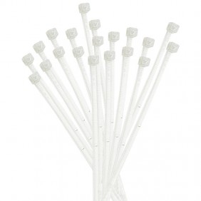 Bridas de plástico Elematic 290x3,6mm 100 piezas Blanco 5210/CE