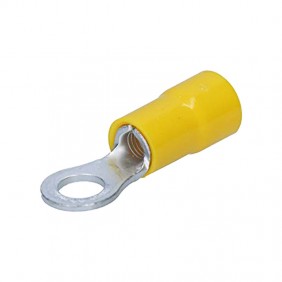 Cable lugs to eyelet preisolato December 6mmq Diameter 4mm Yellow GF-M4