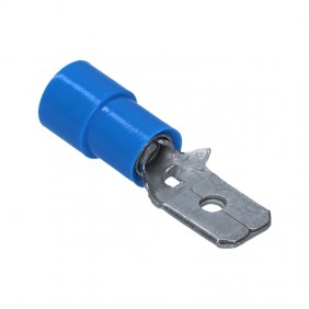 Lugs Cembre-plug male 6,35X0,8 Blue BF-M608