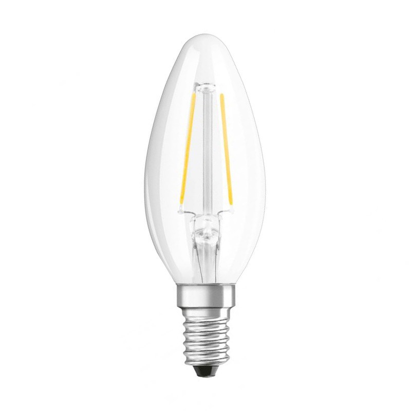 Osram 2,1W 2700K LED Filament Bulb E14 PRCB25827CE1G6