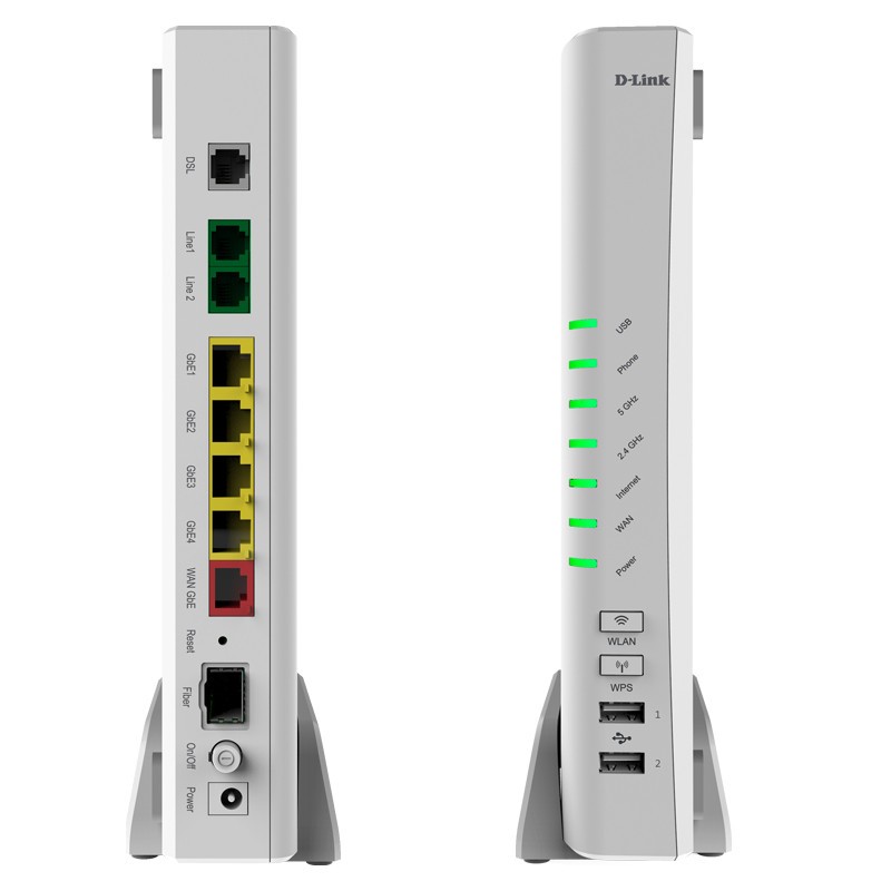 Módem D-Link Router con VoIP el VDSL/ADSL Wifi FTTH 870 DVA-5593