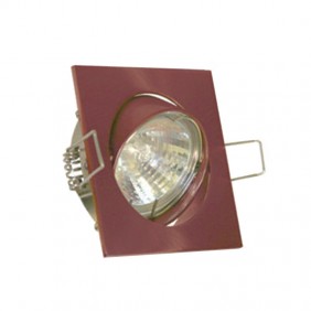 Downlight square recessed adjustable we can provide and advise GU10 color Copper 400619RA-GU10