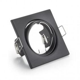 Downlight cuadrado empotrada ajustable podemos ofrecer y asesorar a los GU10 color Negro 400619NE-GU10