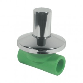 Faucet with short cap Aquatherm D 32 PP-T and brass 0040872