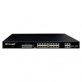 Network Switch Comelit 16-port PoE + 4 Combo + 2GE IPSWP22N01A
