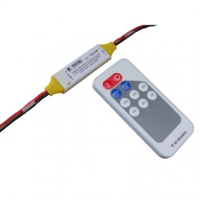 Dimmer Tecnel para tiras de LED de color único con control remoto TE414M
