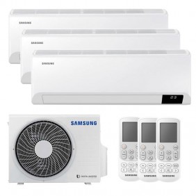 Acondicionador de aire de Prueba de Split Samsung CEBU 9000+9000+12000BTU WIFI Inversor R32++