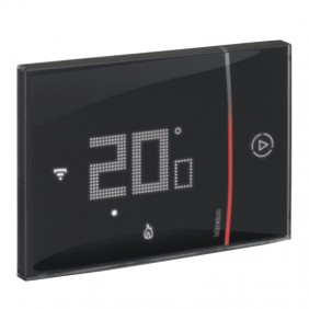 Thermostat Connected Bticino WIFI SMARTHER 2 recessed Black 230V XG8002