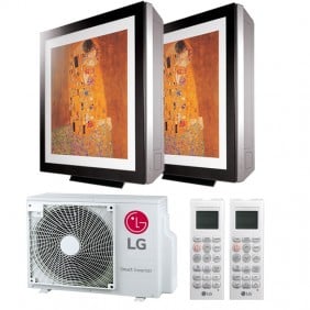 Acondicionador de aire de Doble Split LG ARTCOOL GALERÍA de 9000+9000BTU WIFI R32++/A+