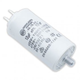 Capacitor Ducati 450V 12 UF with double Faston Tang 416101764.CU