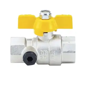Ball valve for Gas Enolgas Top Test FF 1 with butterfly S1437N36