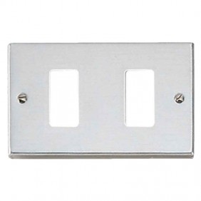 Master Plate 2 Modules Stainless Steel For...