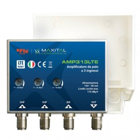 FTE Pole Mount Amplifier 3 Input VHF/UHF AMP313LTE