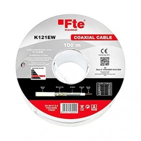TVSAT Coaxial Cable FTE 5 mm in PVC skein by 100 meters K121EW