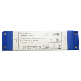 Alimentateur LED Tecnel 60W 12V IP20 SLT60-12VLG-E