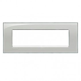Bticino Livinglight plaque 7 modules carrée...