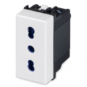 Master Mix 2P+E 10/16A two-way socket white 21159