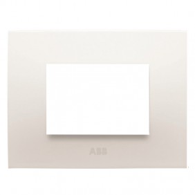 Abb Chiara plaque 3 modules blanc 2CSK0301CH