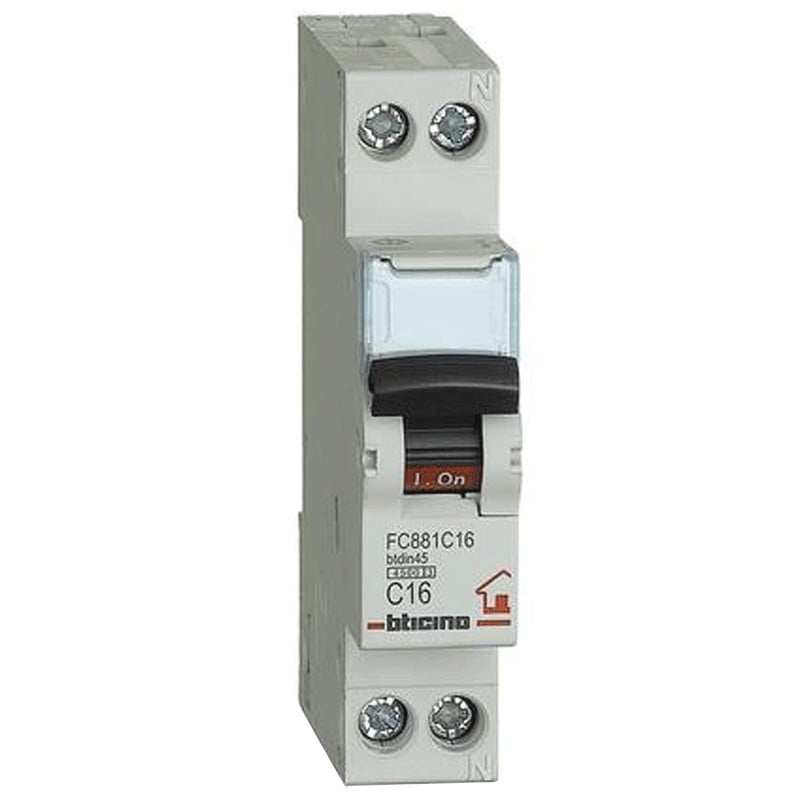 Interruptor magnetotérmico Schneider 16A 1P+N 4.5KA C 1 módulo