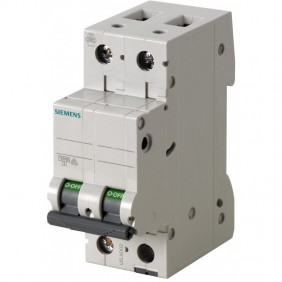 Circuit breaker Siemens 2P 50A 6 ka Type C 2...