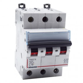 Bticino 3-pole thermal-magnetic circuit breaker...