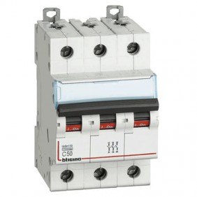 Bticino circuit breaker-4P C 50A 10kA 4 modules...