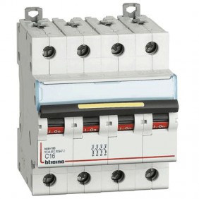Bticino circuit breaker-4P C 16A 16kA 4 modules...