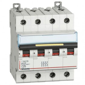 Bticino circuit breaker-4P C 25A 16kA 4 modules...