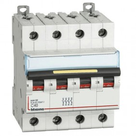 Bticino circuit breaker-4P C-40A 16kA 4 modules...